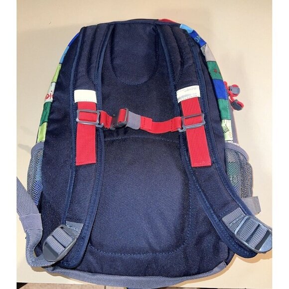 Lands End Kids Backpack Rulers Monsters Baseball Soccer Double Zippered - Picture 15 of 16